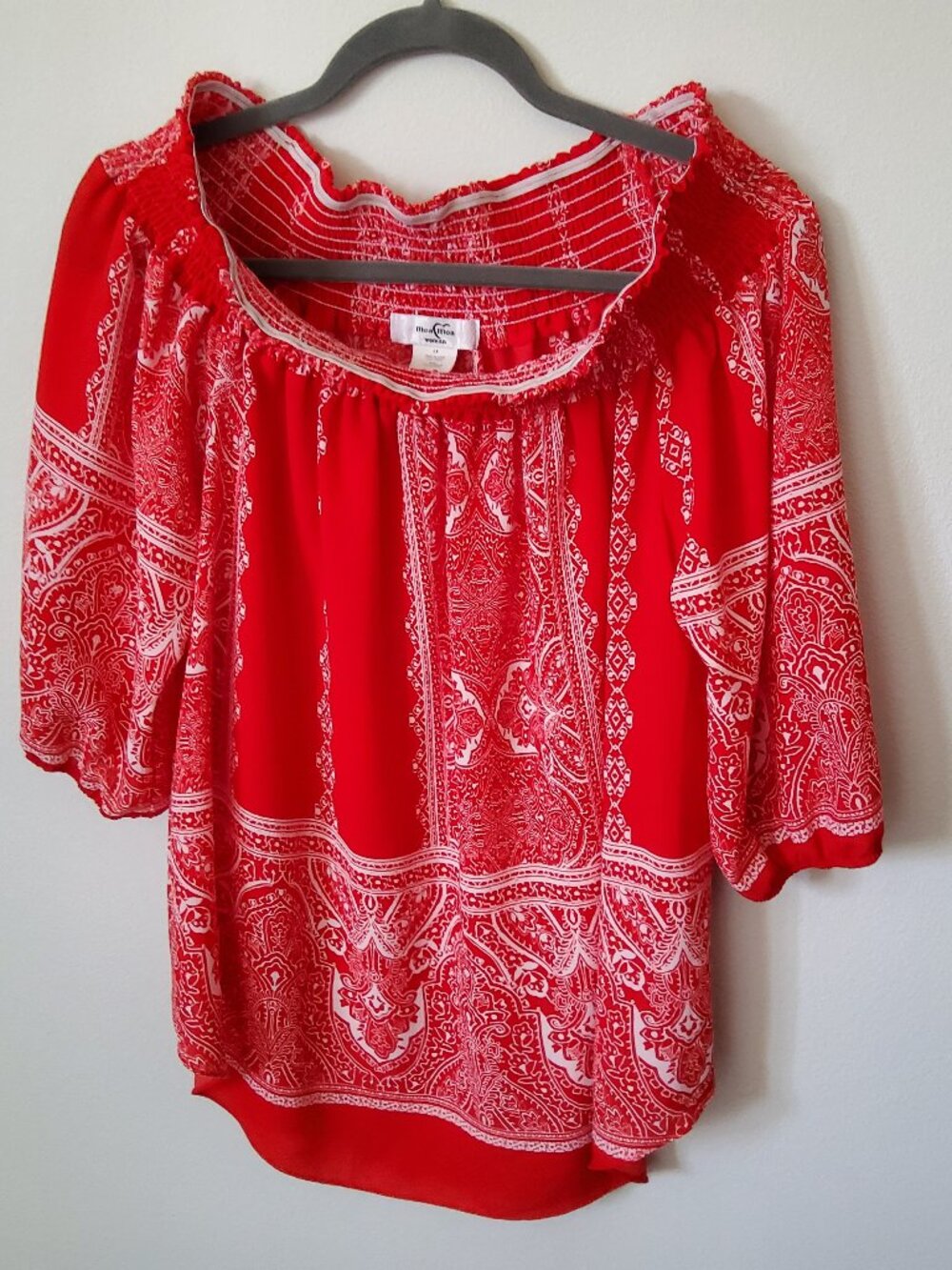 Moa Moa off the shoulder blouse size 1X